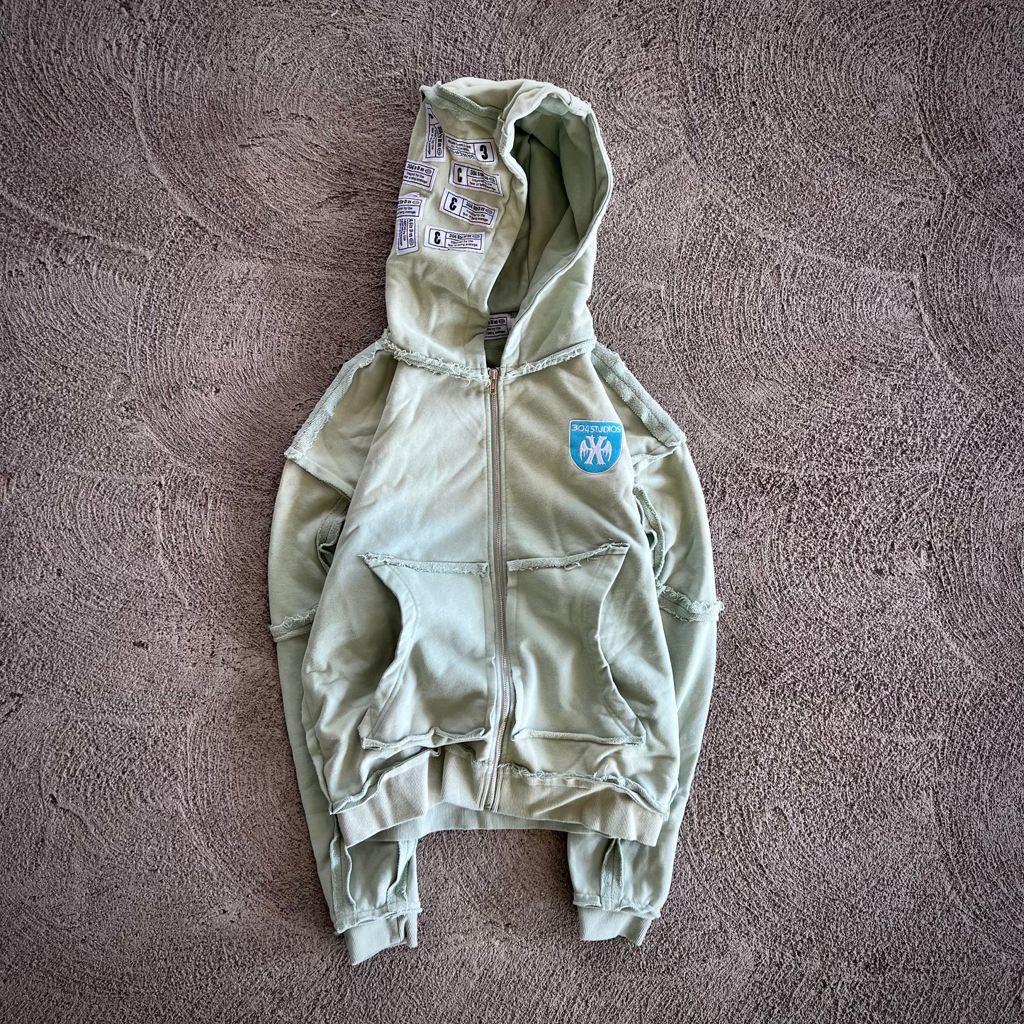 304 Green Vintage Hoodie