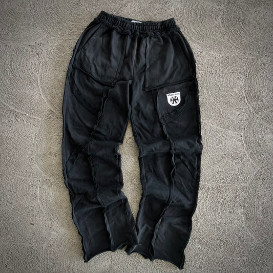 304 Black  Vintage Sweatpants